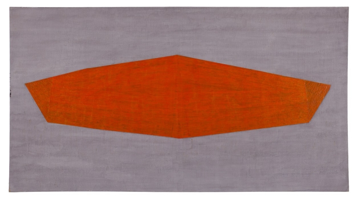Please, Don't Worry About It!, 1981, acrylic on canvas, 30 x 55 inches
